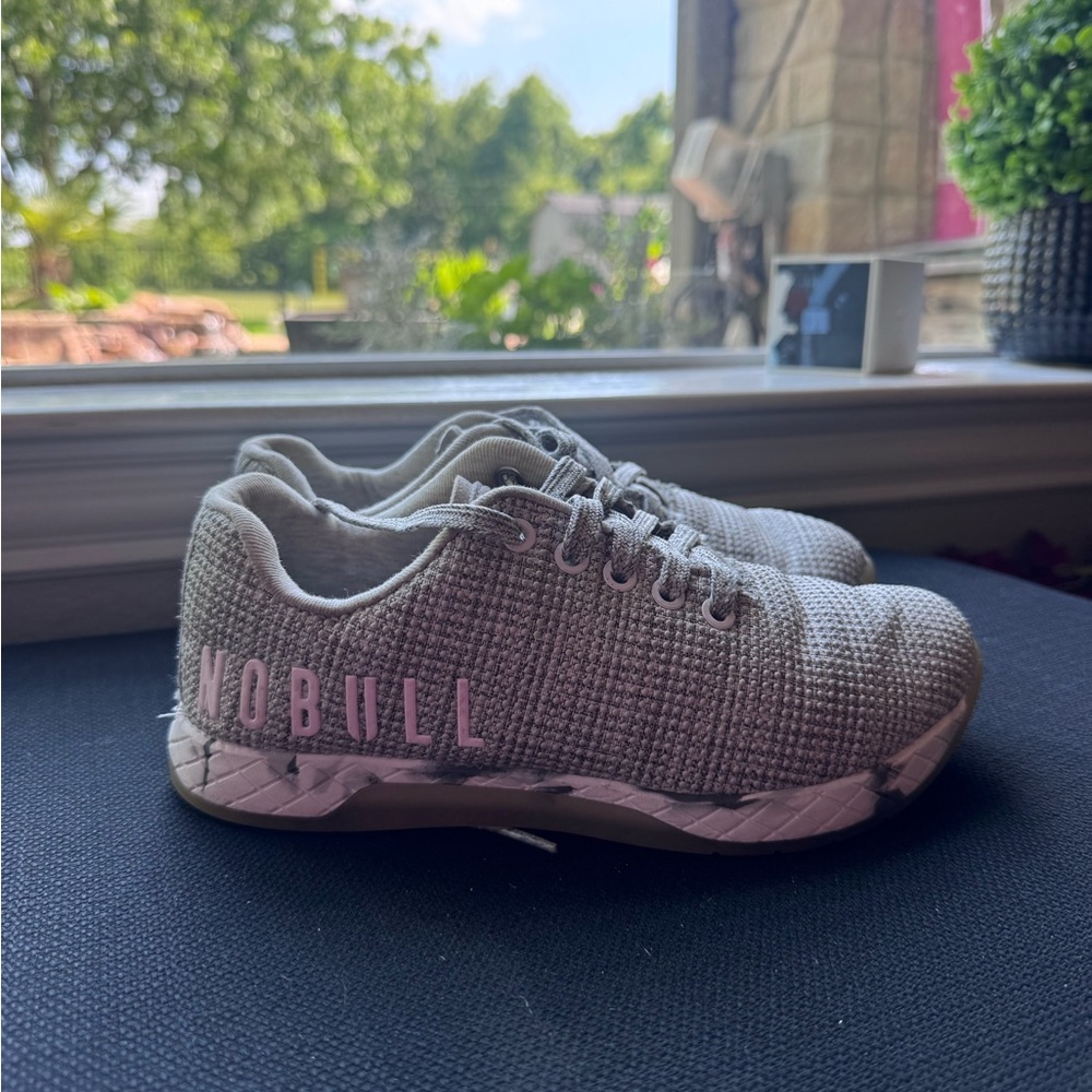 NOBULL Light Gray Textured Sneakers